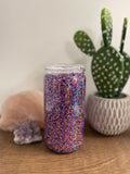 16 oz- Suspended Glitter