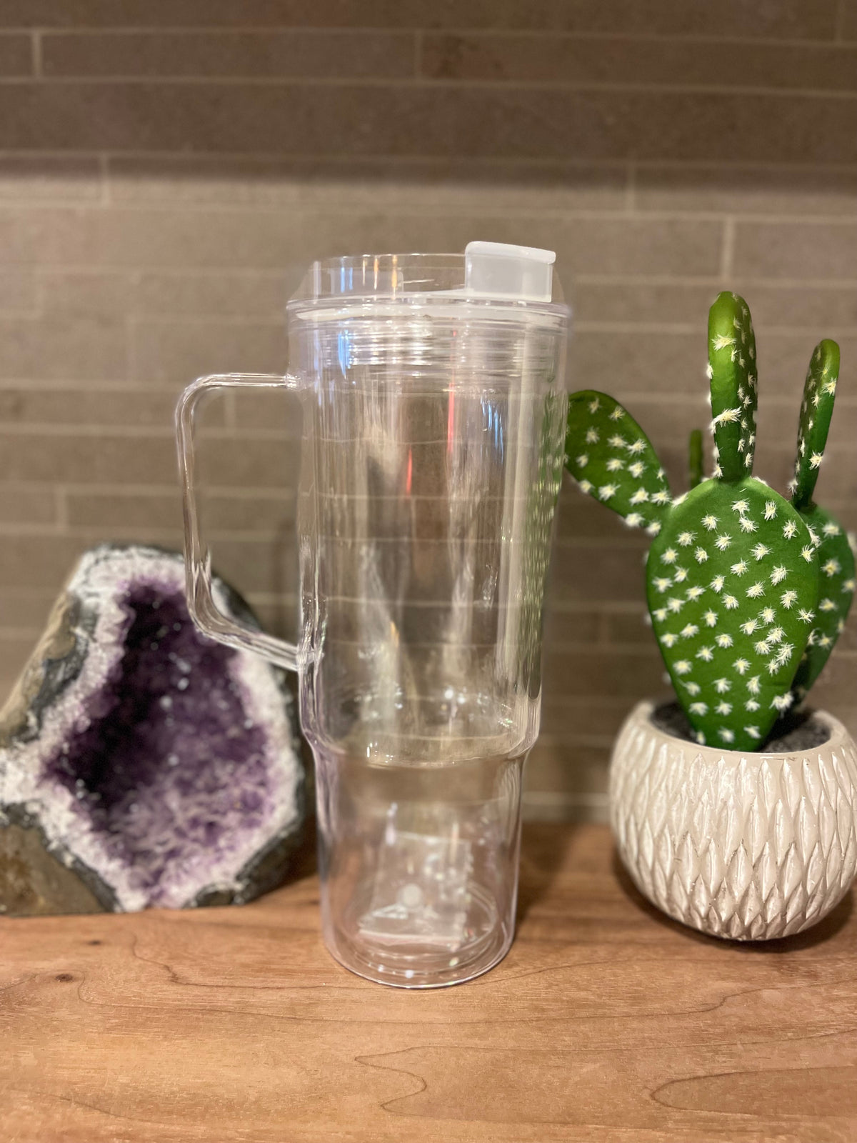 40oz Acrylic Snowglobe Tumbler