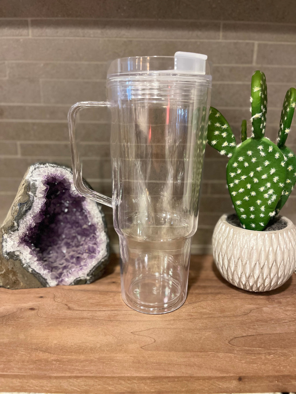 40oz Acrylic Snowglobe Tumbler