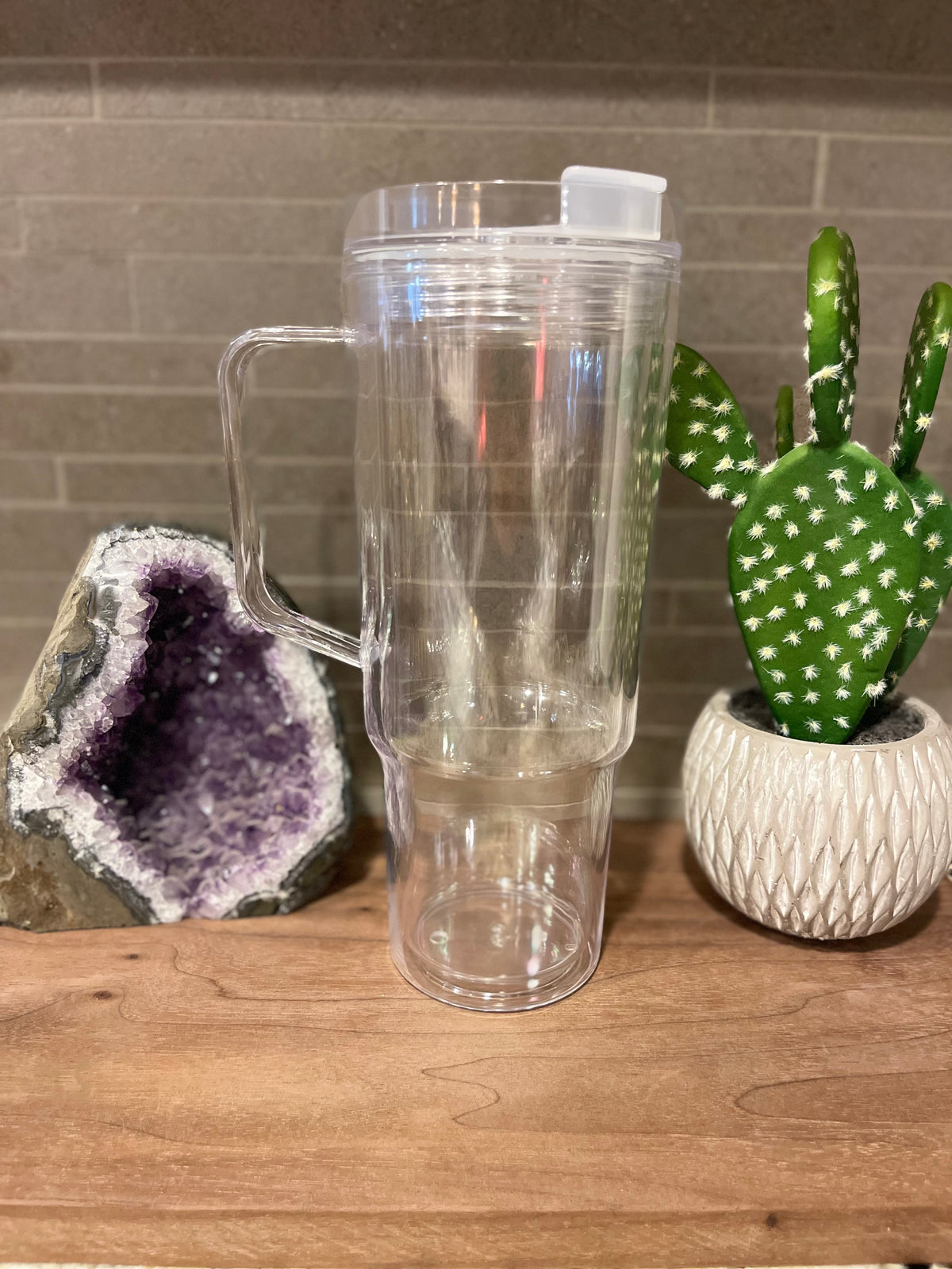 40oz Acrylic Snowglobe Tumbler