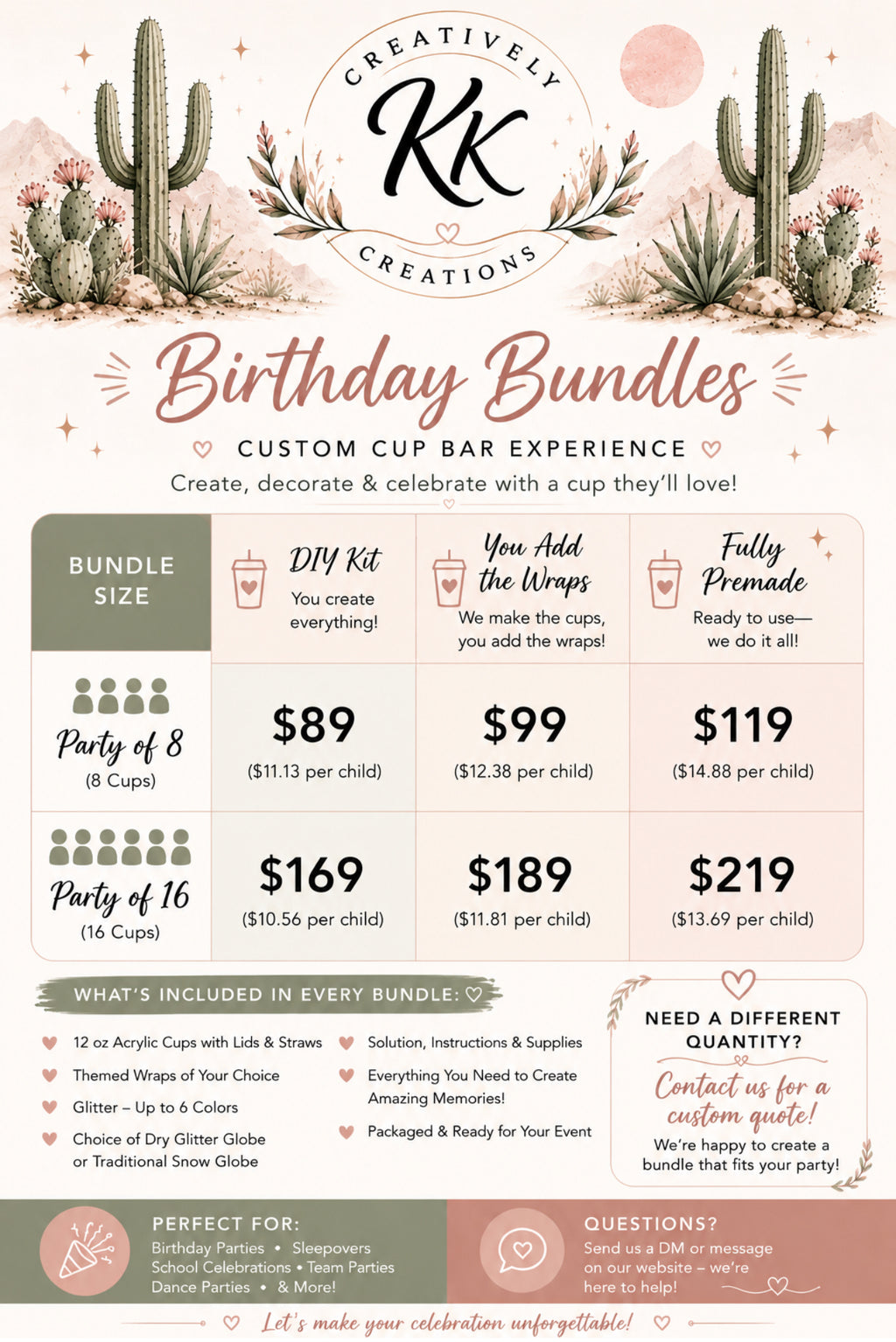 Birthday Bundles