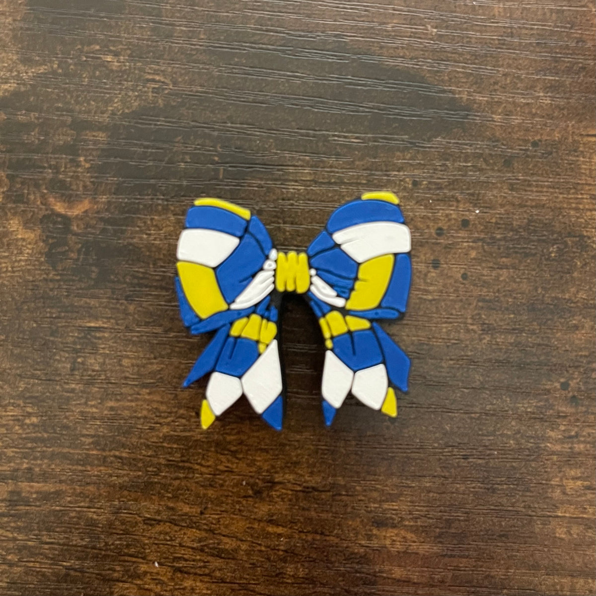 Volleyball Bow 1 - 3D Straw Topper