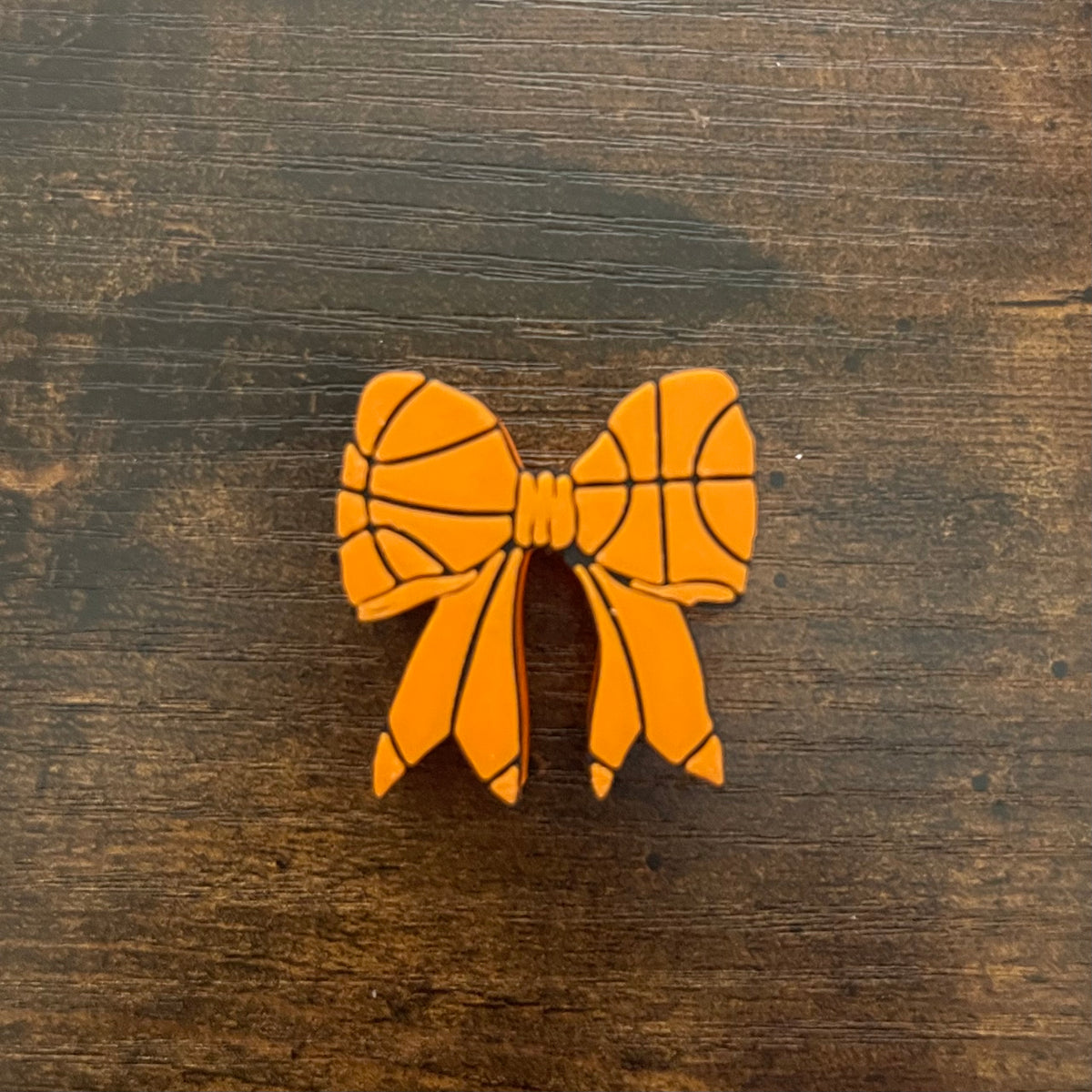 Basketball Bow-3D Straw Topper